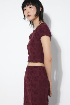 Gloria T-Shirt Burgundy