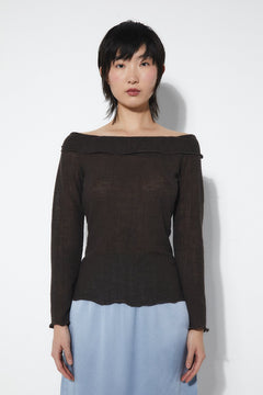 Alana Top Brown