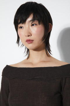 Alana Top Brown
