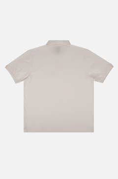 Alcalali Pigment Dyed Polo Shirt Almond Milk