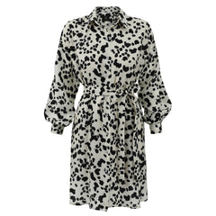 Shirt dress dalmatian print