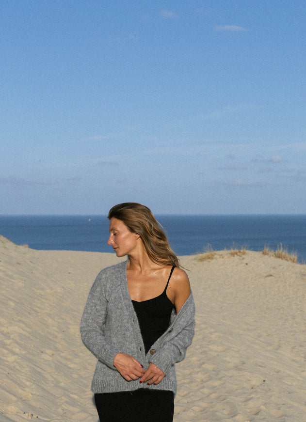 Sotto Ribbed Top Black