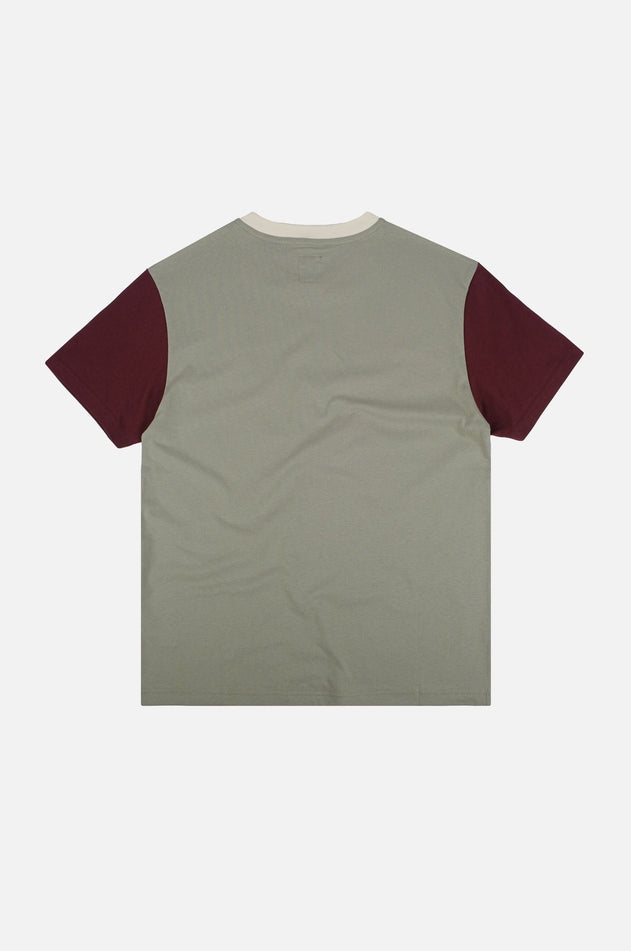 Color Block T-Shirt Iron Veil