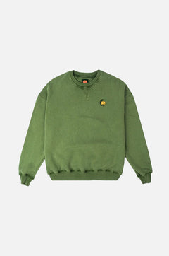 Women’s Pigment Oversized Midweight Sweater Washingtonia Pinnas Green