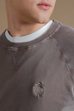 Men's Washingtonia Midweight Pigment Sweater Desert Palm