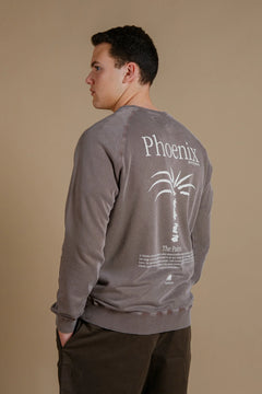 Men's Washingtonia Midweight Pigment Sweater Desert Palm