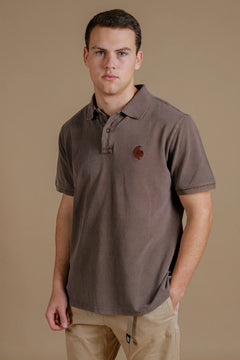 Men's Filifera Pigment Polo Desert Palm