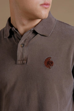 Men's Filifera Pigment Polo Desert Palm