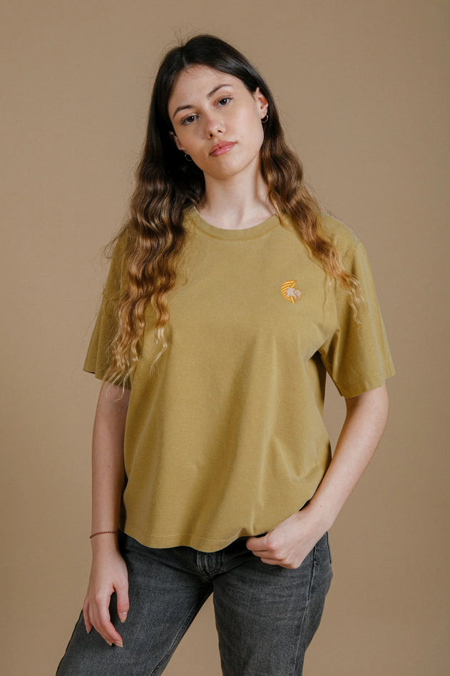 Women’s Pigment T-Shirt Confitera Golden Palm