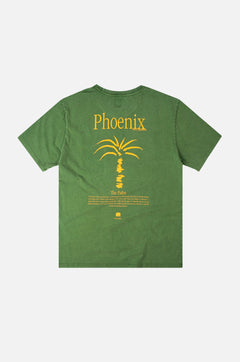 Men's Phoenix Pigment T-Shirt Pinnas Green