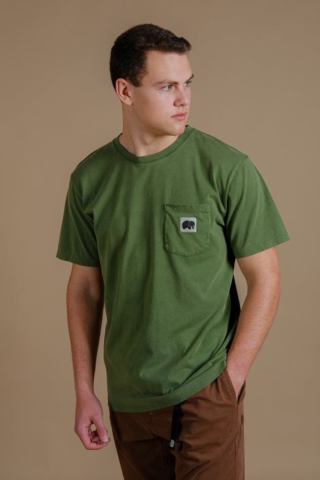 Men's Phoenix Pigment T-Shirt Pinnas Green