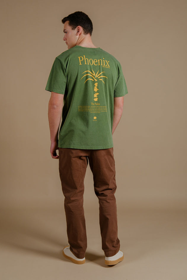 Men's Phoenix Pigment T-Shirt Pinnas Green