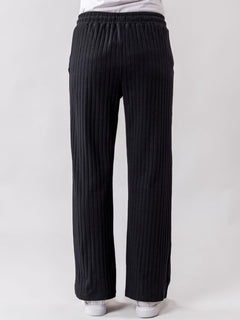 Virtaus Ribbed Knit Pants Black
