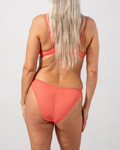 Mesh Bikini Briefs Coral