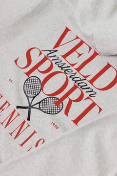 Jordaan Sport Tennis Hoodie Heather Grey