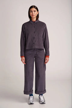 Women’s grey pants with relaxed fit