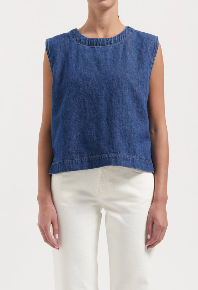 Noa Top Stone Indigo