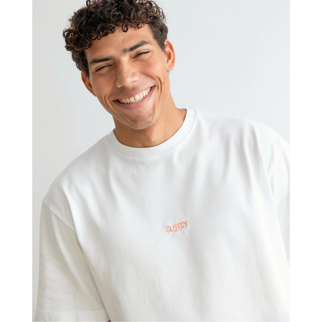 Ohne x Clotsy Unisex Oversized T-shirt White