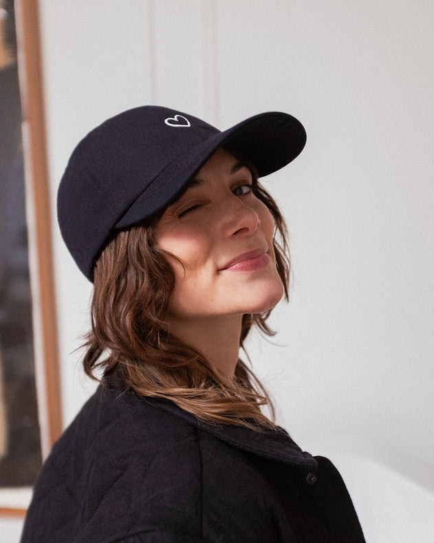 Affection Baseball Cap True Black