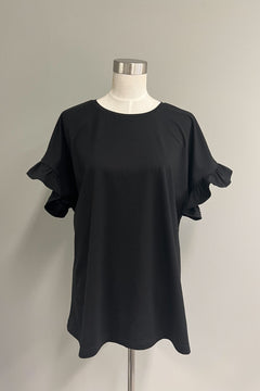 Isa Frill T-Shirt Black