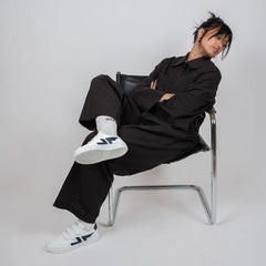 Alpha Velcro Sneakers White / Marine
