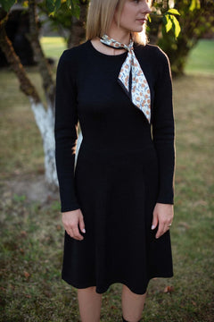 Mini Knitted Merino Wool A-Line Dress