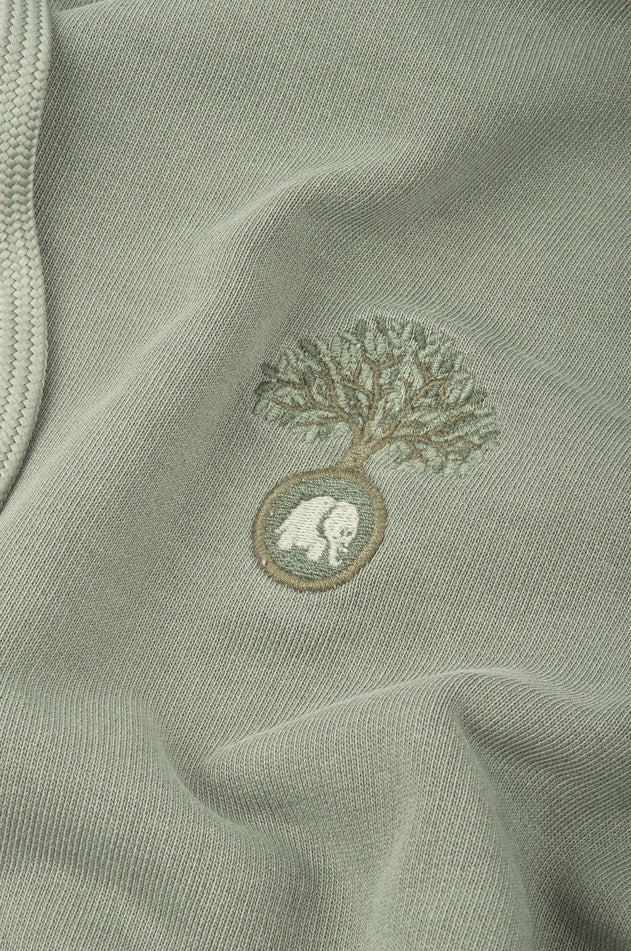 Women's Cepaes Pigment Heavyweight Oversized Hoodie Silver Green