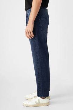 Rise Relaxed Tapered Basic Jeans Dark Blue