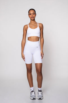Earth Sports Bra White