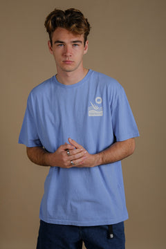 Men's The Cup Pigment T-Shirt Mediterranean Blue