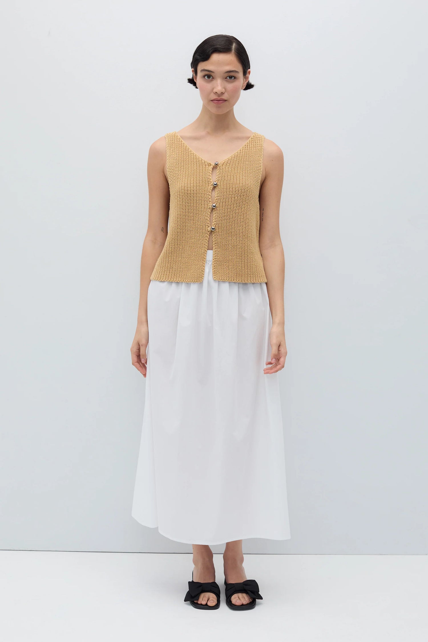 Fisher Skirt White