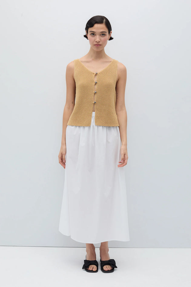 Fisher Skirt White
