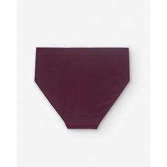 Semi High Rise Cotton Panties Burgundy