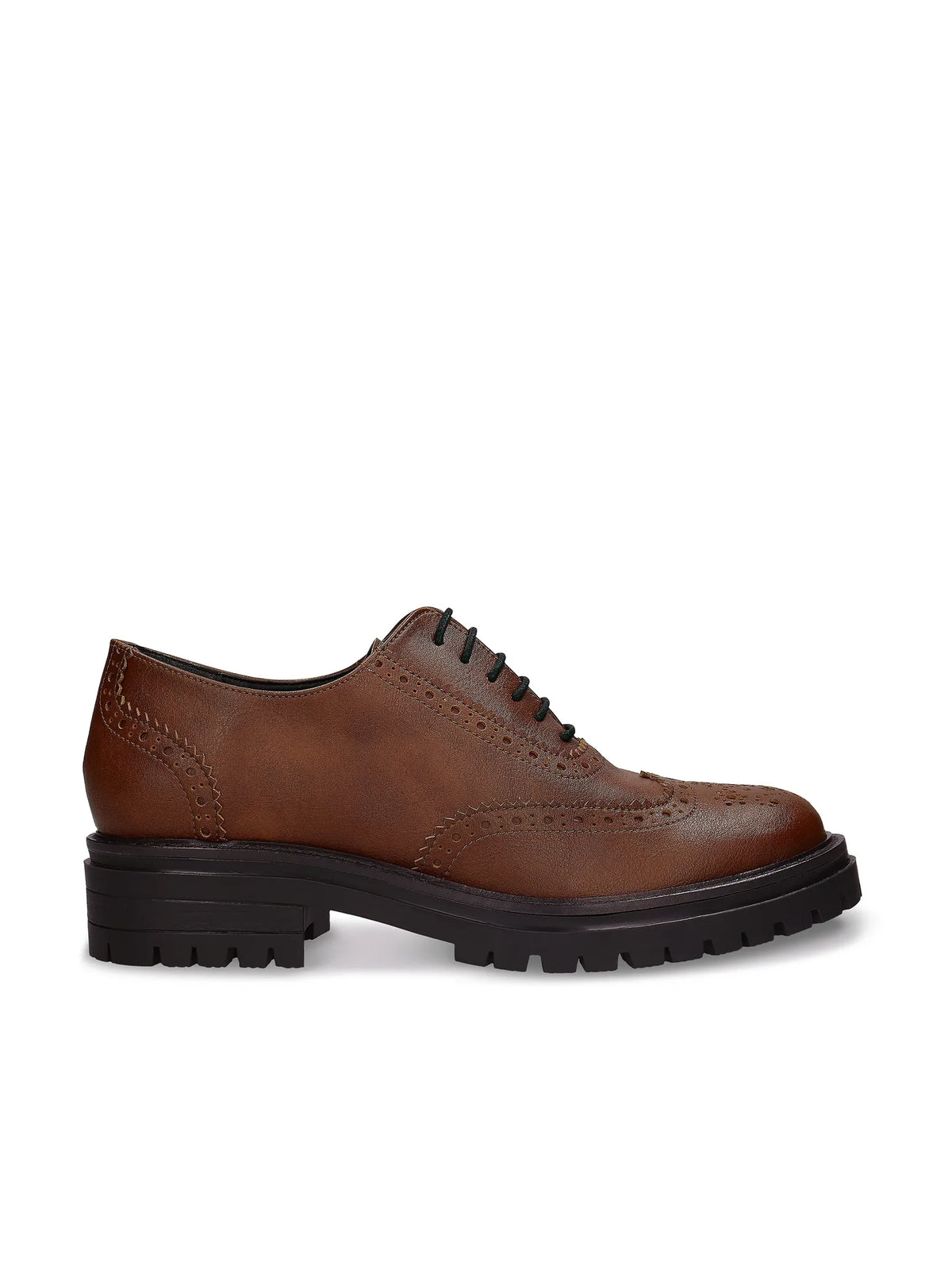 Grace Derby Shoes Brown