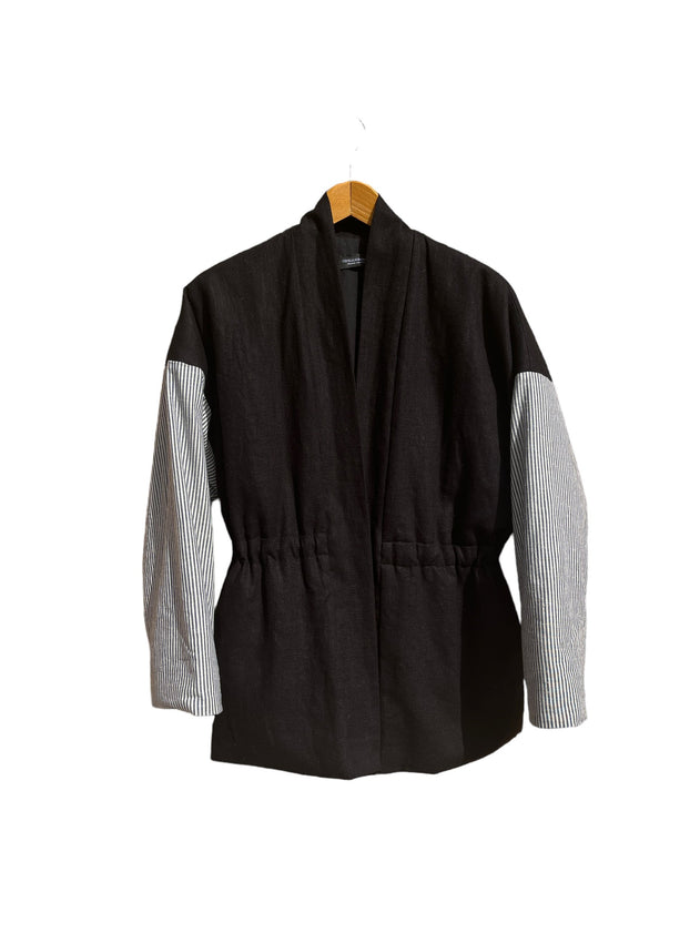 Nopal Linen Jacket With Eco Wool Padding