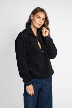 Troyer Teddy Fleece Black