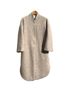 Cigala Organic Wool Coat Beige