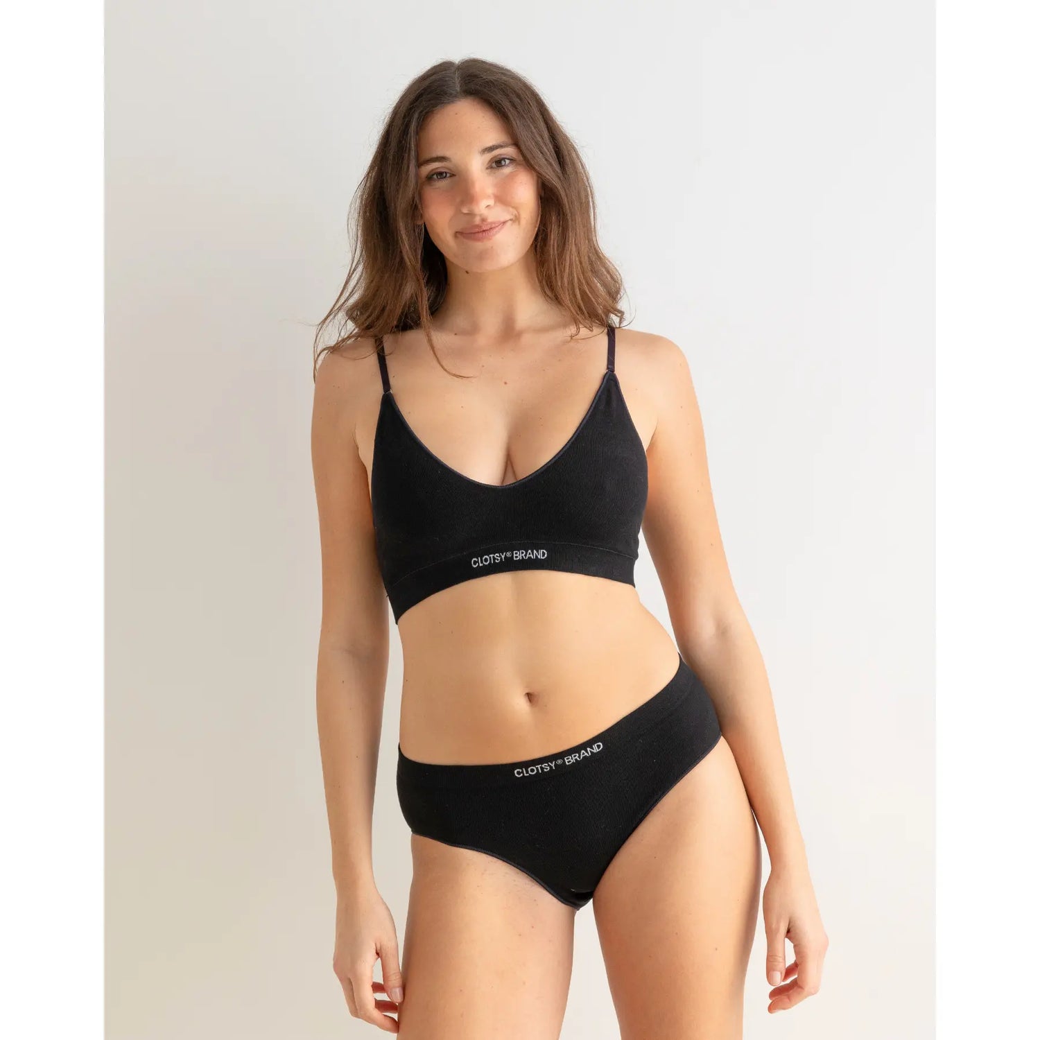 Clotsy Brand Bralette Black