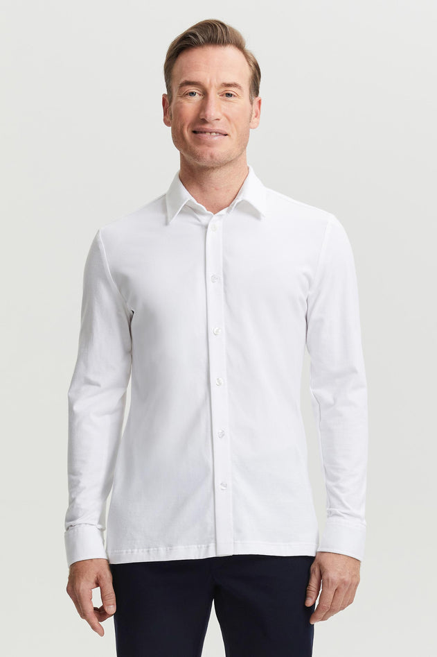 Hemmo Organic Cotton Jersey Shirt White