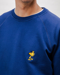 Peanuts Woodstuck Cotton Sweatshirt Navy