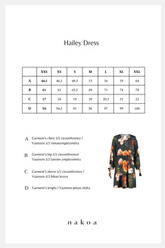 Hailey Dress Copper Flower