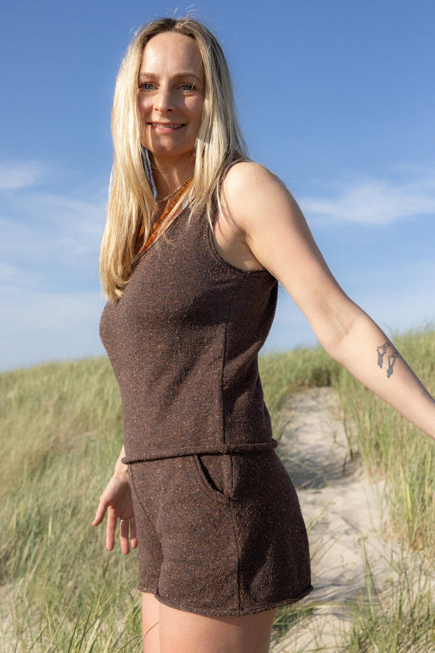 Sabbia Tank Top Chocolate