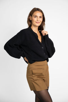Organic Cotton Skort Brown