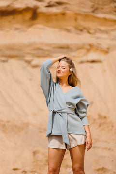 Iris Jacket Dull Light Blue