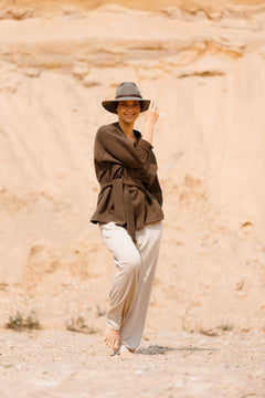 Iris Jacket Dark Brown