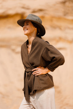 Iris Jacket Dark Brown
