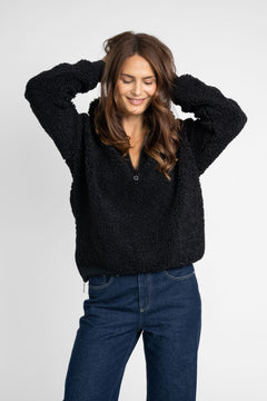 Troyer Teddy Fleece Black