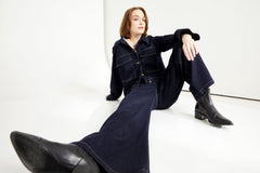 Eva Flared Jeans Dark Blue