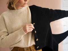 Golah Short Cardigan Cosmos Black