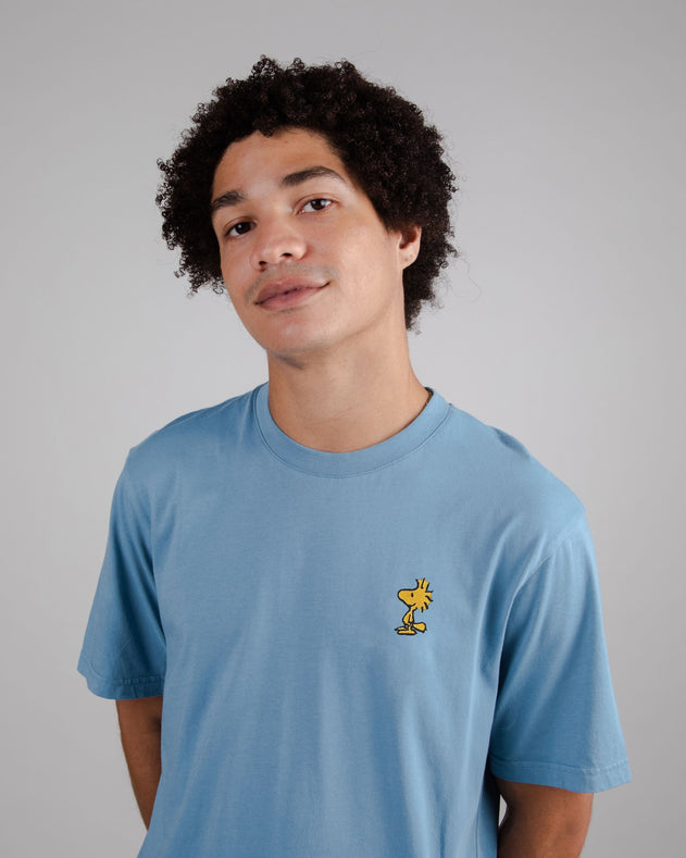 Peanuts Woodstock Men's T-Shirt Blue